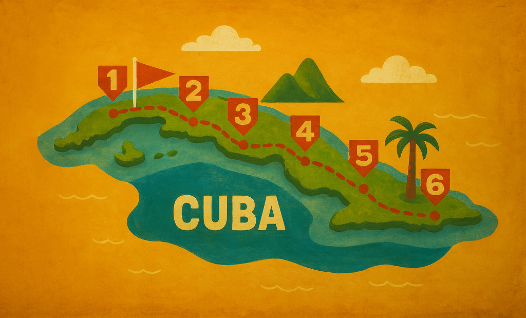 Карта уровней Кубы